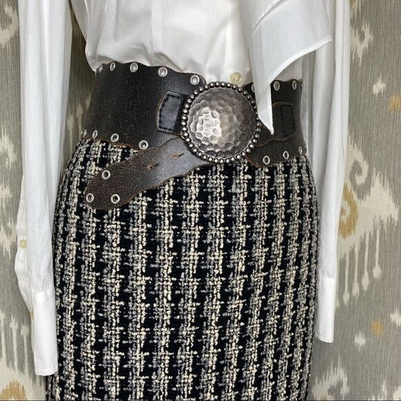 Ralph Lauren Collection | Fall 2004 Made-in-Italy Bouclé Tweed Skirt - Picture 13 of 16